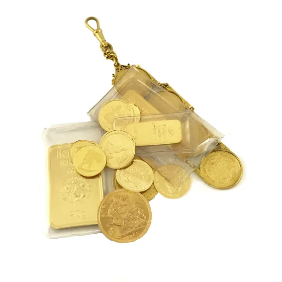 Goldbarren und Goldmünzen verkaufen in Bad Vilbel bei Frankfurt