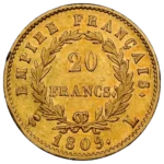 Napoleon 20 Franc Goldmünze verkaufen